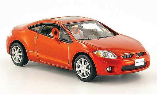 Mitsubishi Eclipse Base 1/43 Norev orange 2005 diecast model cars