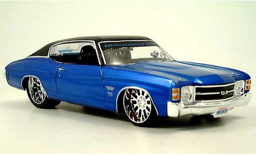 Chevrolet Chevelle tuning 1/18 Maisto 1971 SS454 prorodz tuningcar blue diecast model cars
