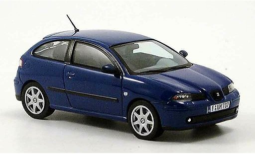 Seat Ibiza Base 1/43 IXO blue diecast model cars