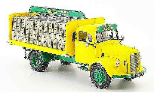 Mercedes L3500 Base 1/43 Minichamps Getrankeflatbed Libella 1956 diecast model cars