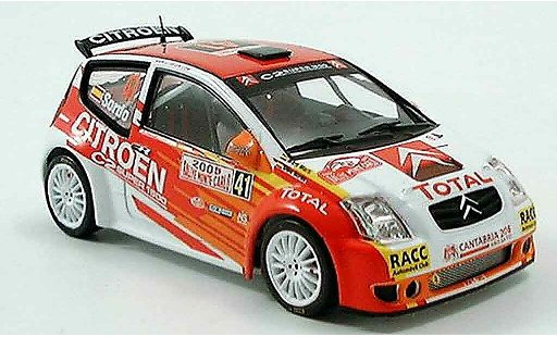 Citroen C2 S1600 1/43 IXO no.41 rallye monte carlo 2005 diecast model cars