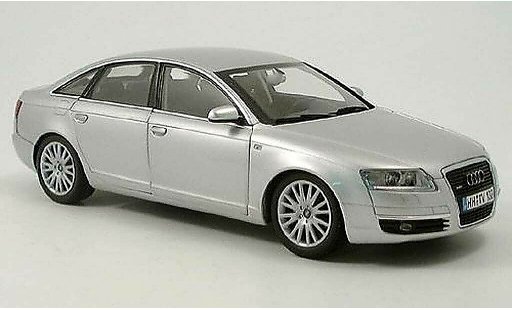 Audi A6 berline 1/18 Norev grey metallized 2005 diecast model cars