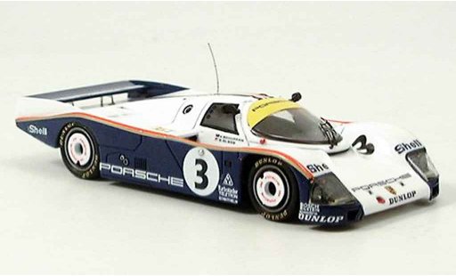Porsche 962 1986 1/43 Spark No. 3 Le Mans diecast model cars