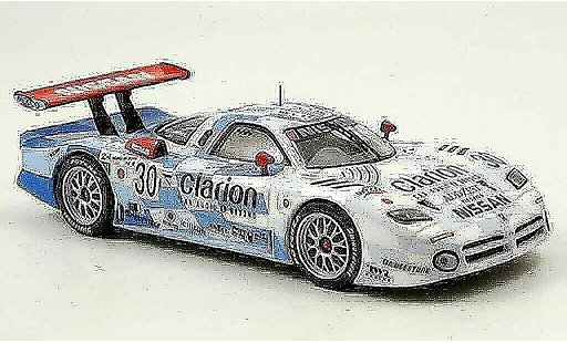 Nissan R390 Le Mans 1/43 IXO GT1 Clarion No. 30 1998 diecast model cars