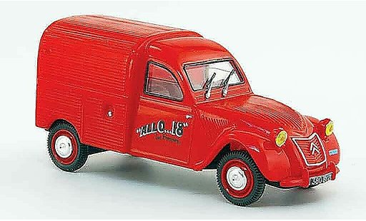 Citroen 2CV pompiers 1/43 Norev az dijon pompier frankreich 1955 diecast model cars