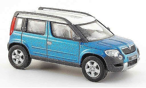 Skoda Yeti Base 1/43 Abrex blue 2005 diecast model cars