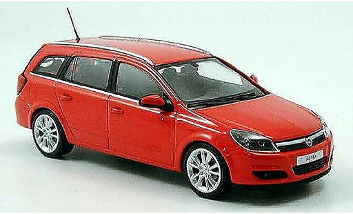 Opel Astra Base 1/43 Minichamps caravan red 2004 diecast model cars