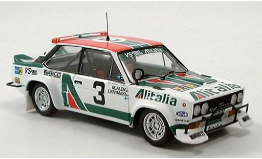 Fiat 131 Abarth 1/43 Trofeu Rally Safari 1979 diecast model cars