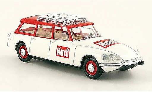 Citroen DS Break 1/43 Solido paris match red white diecast model cars