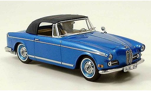 Bmw 503 cabriolet 1/43 Schuco Convertible avec Softtop blue diecast model cars