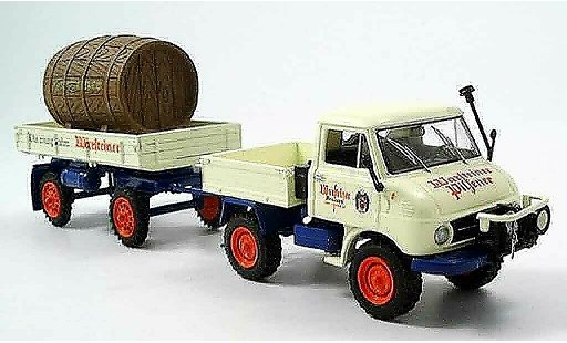 Mercedes Unimog 406-425 1/43 Schuco 411 Hangerzug Warsteiner diecast model cars