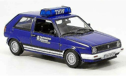 Volkswagen Golf Base 1/43 Minichamps thw blue diecast model cars