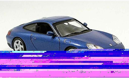 Porsche 911 4S 1/43 Minichamps Carrera blue 2001 diecast model cars