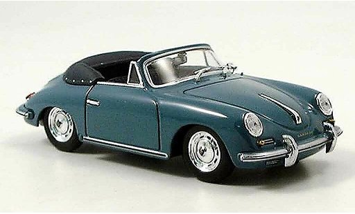 Porsche 356 1960 1/43 Minichamps B Convertible blue diecast model cars