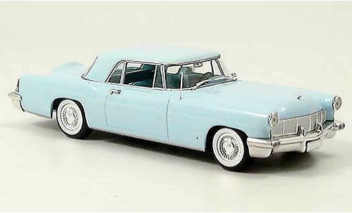 Lincoln Continental 1956 1/43 Minichamps MK II blue diecast model cars