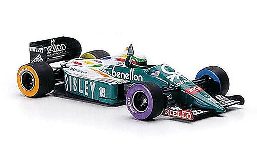 Benetton Bmw course 1/43 Minichamps 1986 B 186 No.19 Sisley T.Fabi GP USA Detroit 1986 diecast model cars