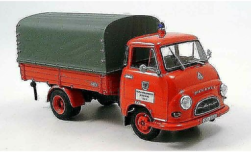 Hanomag Kurier Pritsche 1/43 Minichamps flatbed pompier Dortmund diecast model cars