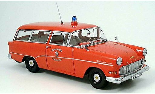 Opel Rekord P1 1/18 Minichamps caravan pompier neuenkirchen diecast model cars