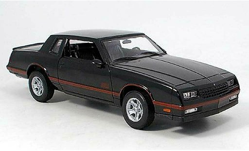 Chevrolet Monte Carlo SS 1/18 Welly noir 1987 diecast model cars