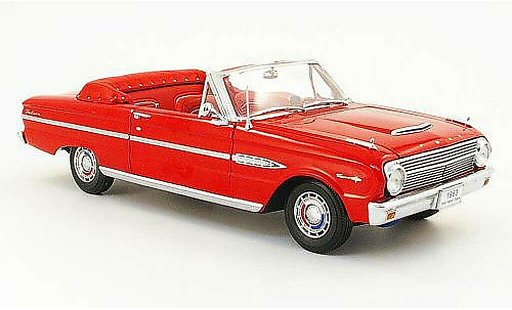 Ford Falcon Cabriolet 1/18 Sun Star Convertible red 1963 diecast model cars