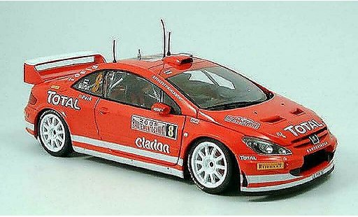 Peugeot 307 WRC 1/18 Sun Star no.8 toatl martin rallye monte carlo 2005 diecast model cars