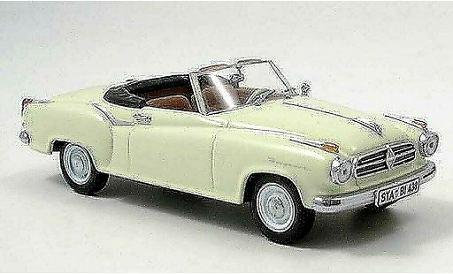 Borgward Isabella cabriolet 1/43 Norev Convertible beige diecast model cars