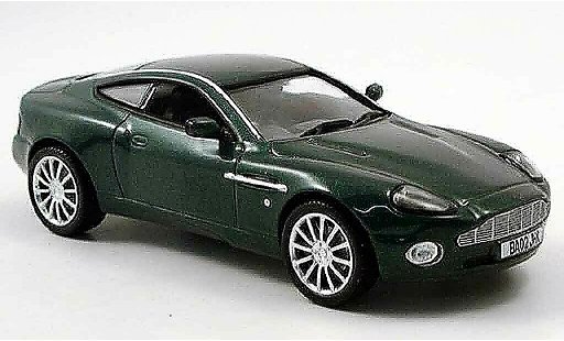 Aston Martin Vanquish coupe 1/43 Norev v12 green diecast model cars