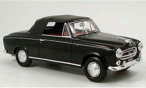 Peugeot 403 Cabriolet 1/18 Welly Convertible black 1957 avec capote diecast model cars