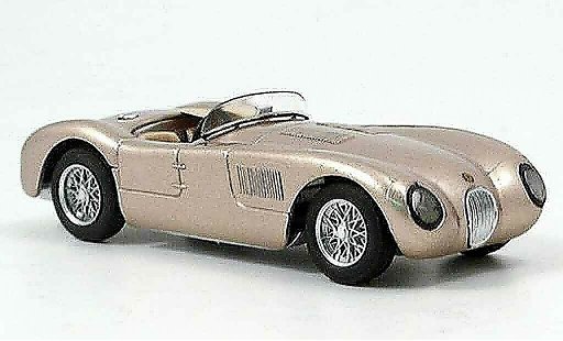 Jaguar C-Type Stradale 1/43 Brumm bronze diecast model cars