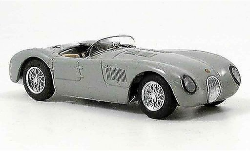 Jaguar C-Type Stradale 1/43 Brumm grey diecast model cars