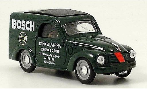 Fiat 500 C 1/43 Brumm Lieferwagen Bosch green diecast model cars