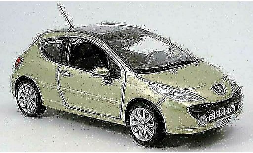 Peugeot 207 GT 1/18 Norev 3 portes or diecast model cars