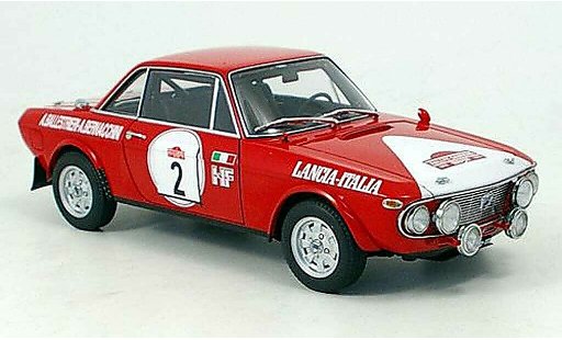 Lancia Fulvia HF 1/18 Autoart 1600 no.2 winner rallye san remo 1972 diecast model cars