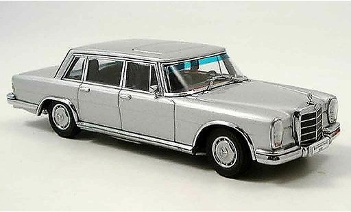 Mercedes 600 Base 1/43 Autoart (W100) grey metallisee diecast model cars
