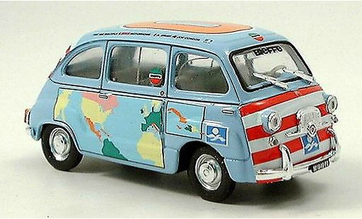 Fiat 600 Multipla 1/43 Brumm D Graziano Rossi Motorhome 1960 diecast model cars