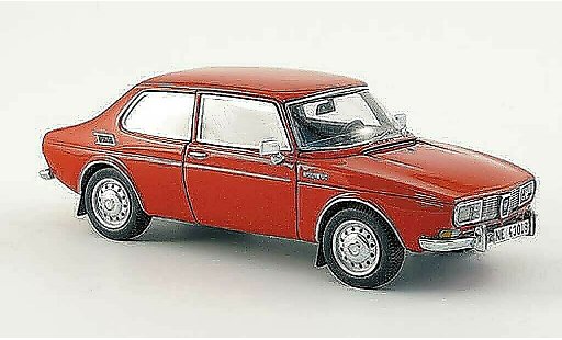 Saab 99 Base 1/43 Neo Saloon red diecast model cars