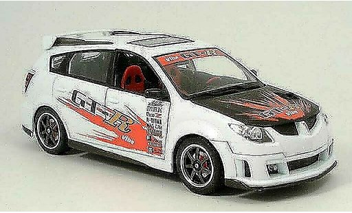 Pontiac Vibe Base 1/18 Yat Ming tuner white 2003 diecast model cars