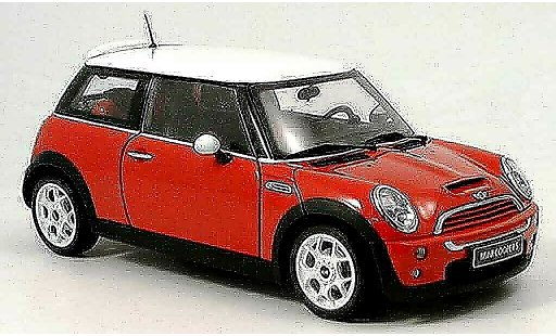 Mini Cooper S 1/18 Kyosho red white diecast model cars