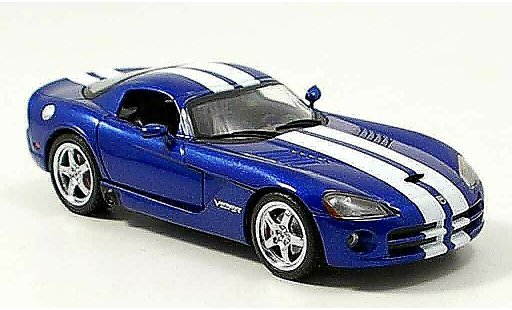 Dodge Viper GTS 1/43 Norev Coupe blue white 2006 diecast model cars