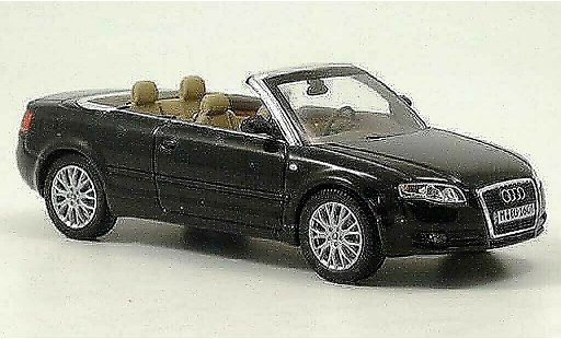 Audi A4 cabriolet 1/43 Norev black diecast model cars
