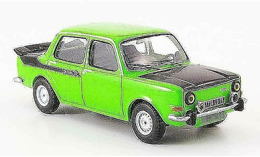 Simca 1000 Rallye 2 1/43 IXO 2 green/black 1977 diecast model cars