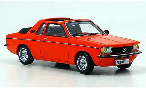 Opel Kadett C Aero 1/43 Neo orangerot 1978 diecast model cars