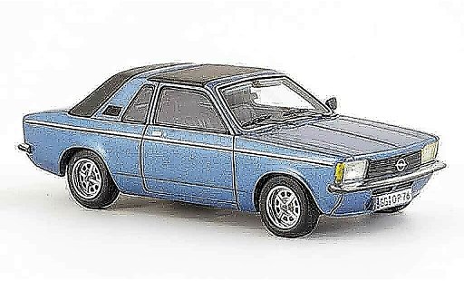 Opel Kadett C Aero 1/43 Neo blue closed 1978 diecast model cars