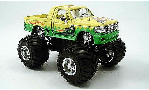 Ford F-150 Pickup 1/43 Yat Ming F 150 Monster Truck yellow green 1995 diecast model cars
