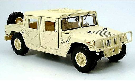 Hummer Humvee Pick Up 1/18 Motormax beige diecast model cars