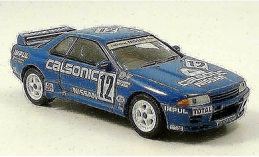 Nissan Skyline R32 1/43 Del Prado GT R No.12 blue diecast model cars
