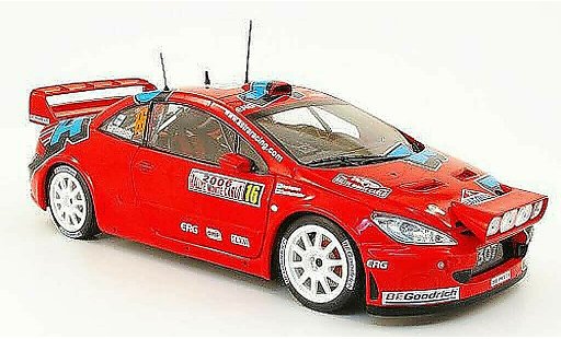Peugeot 307 WRC 1/18 Sun Star no.16 astra racing rallye monte carlo 2006 diecast model cars