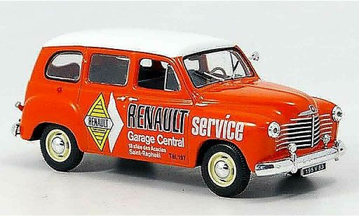 Renault Colorale Base 1/43 Norev service orange white diecast model cars