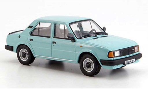 Skoda 120 Base 1/43 Abrex L turquoise 1986 diecast model cars