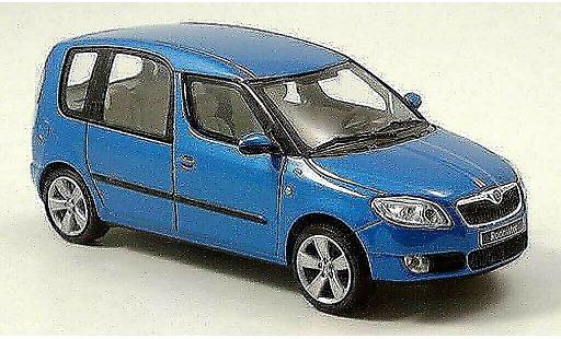 Skoda Roomster Base 1/43 Abrex blue 2006 diecast model cars